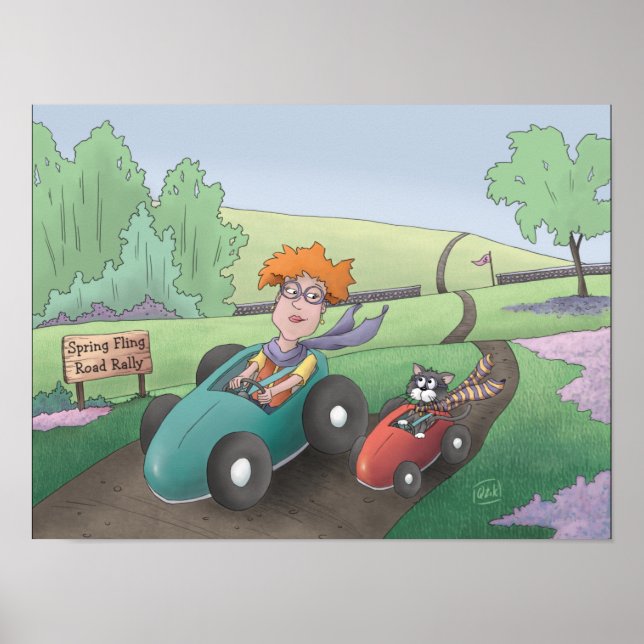 Cat Lady Road Kundgebung Poster (Vorne)