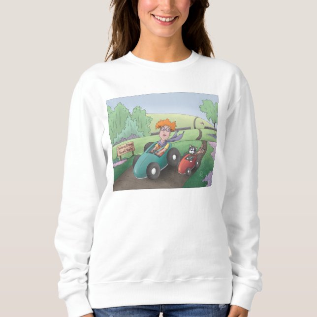 Cat Lady Road Kundgebung Sweatshirt (Vorderseite)