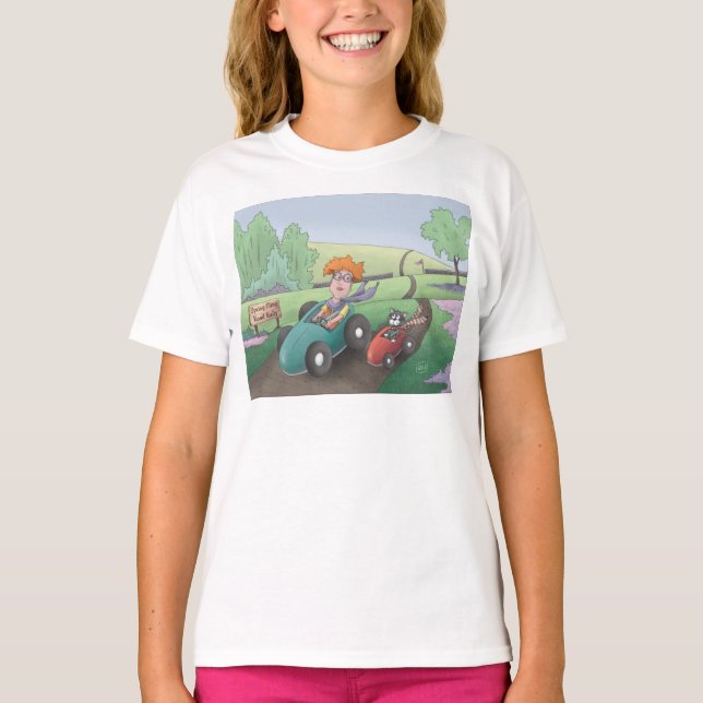 Cat Lady Road Kundgebung T - Shirt (Vorderseite)