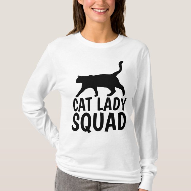 CAT LADY SQUAD-T - Shirt (Vorderseite)