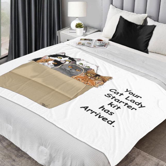 Cat Lady Starter Kit Fleecedecke (Von Creator hochgeladen)