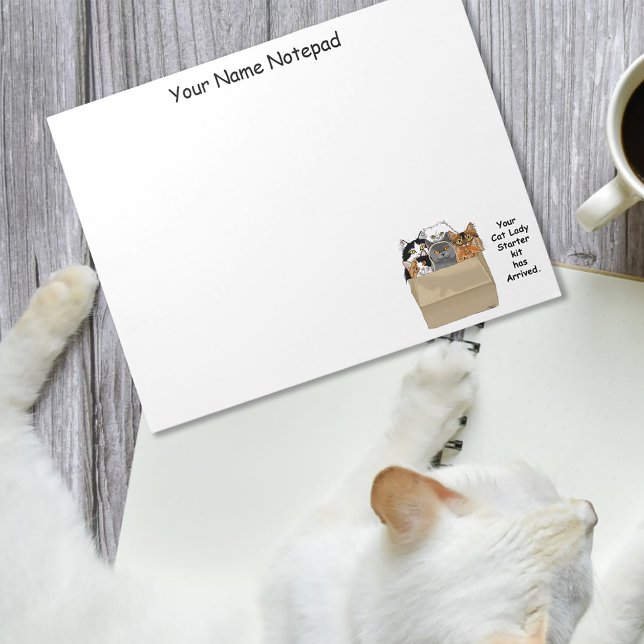 Cat Lady Starter Kit Notizblock (Von Creator hochgeladen)