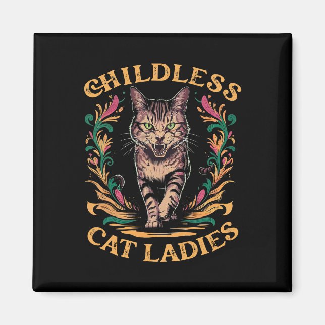 Cat Ladys 2024 Magnet (Vorne)