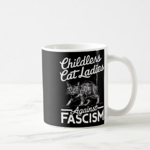 Cat Ladys Against Faschism Proud Feminist Kaffeetasse