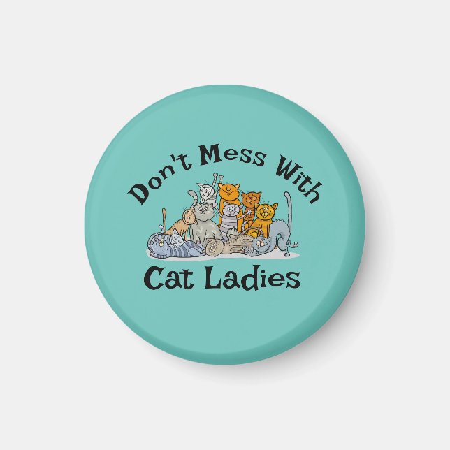 Cat Ladys Design Magnet (Vorne)