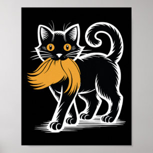 Cat Ladys for Donald Trump Kamala Harris 2024 Sar Poster