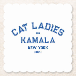 Cat Ladys for Kamala 2024 Custom Staat Party Untersetzer