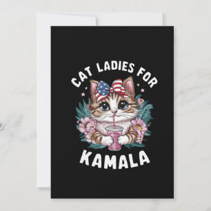 Cat Ladys for Kamala (9) Dankeskarte