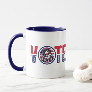 Cat Ladys for Kamala Abstimmung Tasse