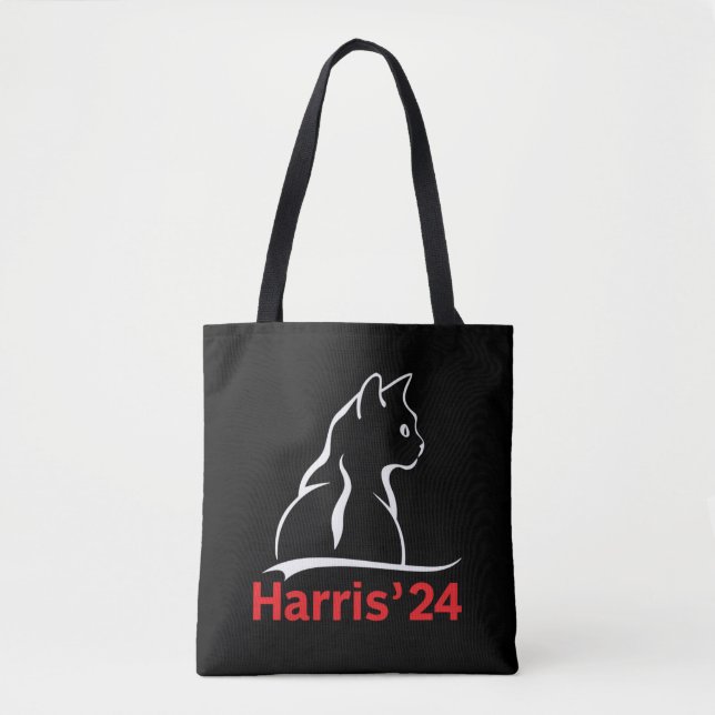 Cat Ladys for Kamala Cat 2024 Präsident Kamala Tasche (Vorderseite)