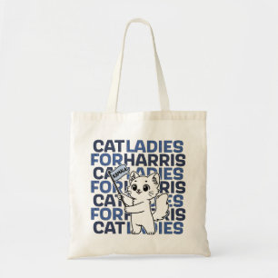 Cat Ladys For Kamala Harris for President 2024 Tragetasche