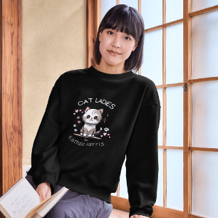 Cat Ladys for Kamala Harris Niedlich T-Shirt
