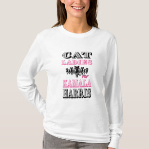 Cat Ladys for Kamala Harris T-Shirt