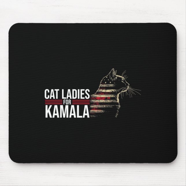 Cat Ladys for Kamala Mousepad (Vorne)