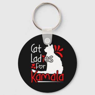 Cat Ladys for Kamala Silhouette Graphic Schlüsselanhänger