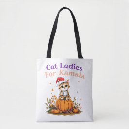 Cat Ladys for Kamala: Unterstützung für Kamala zei Tasche