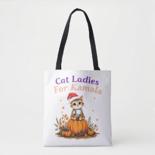 Cat Ladys for Kamala: Unterstützung für Kamala zei Tasche