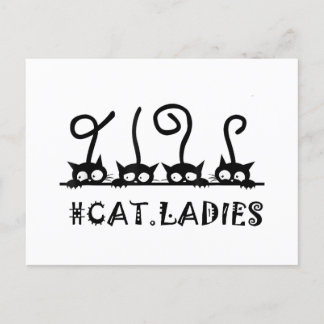 Cat Ladys Mama Friend Liebe Gruß Postkarte
