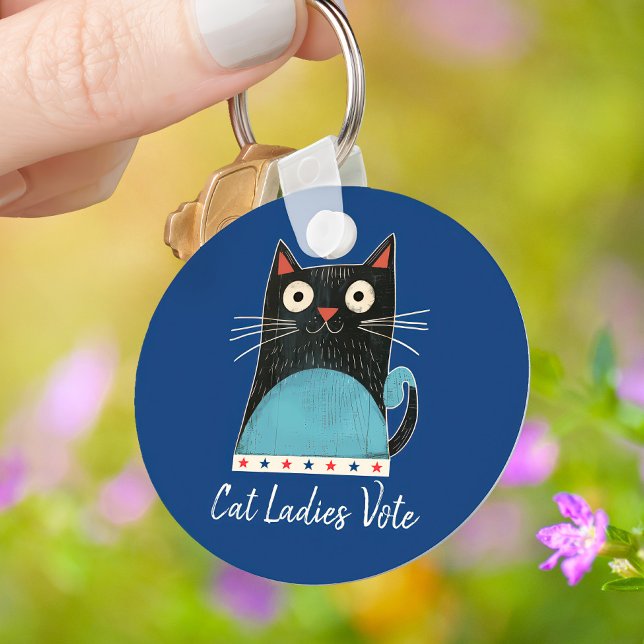 Cat Ladys wählen Drehbuch Rustikale Niedliche kühn Schlüsselanhänger (Von Creator hochgeladen)
