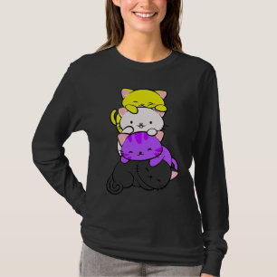 Cat LGBTQ Asexual Prilag Kitty Kitten T-Shirt
