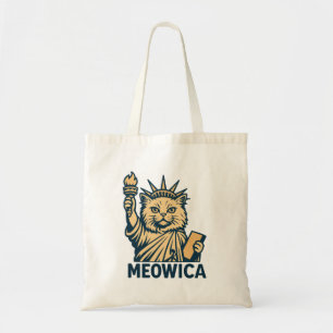 Cat Liberty Meowica Patriotic Feline Freedom Tragetasche