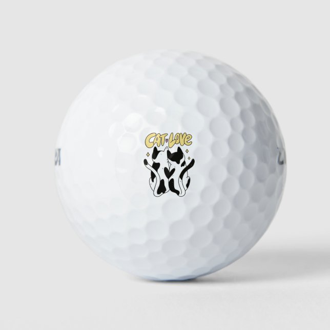 CAT-LIEBE GOLFBALL (Vorderseite)