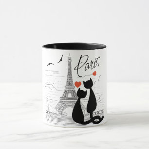 Cat Liebe in Paris Tasse