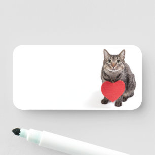Cat-Liebe Namensschild