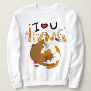 Cat-Liebe Sweatshirt