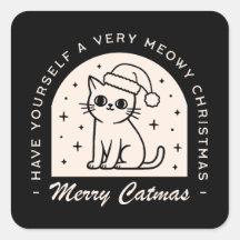 Cat Liebhaber lustiger Spaß spielt Weihnachtswünsc