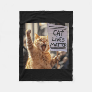 Cat Lives Fleecedecke