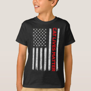 Cat Lives Problem Trump 2024 T-Shirt