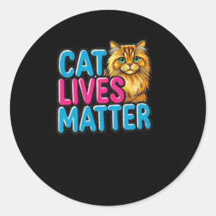 Cat Lives Sticker