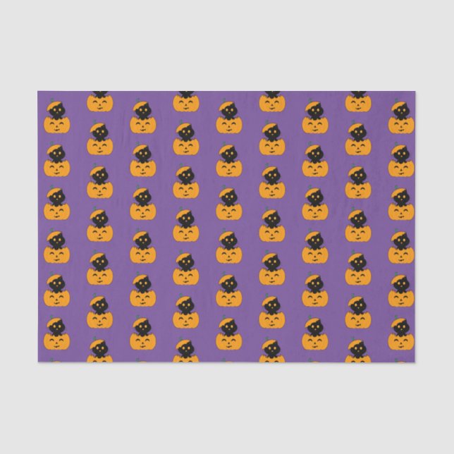 Cat-lloween Papel de seda Seidenpapier (Vorderseite)