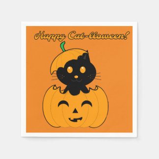 Cat-lloween serviette