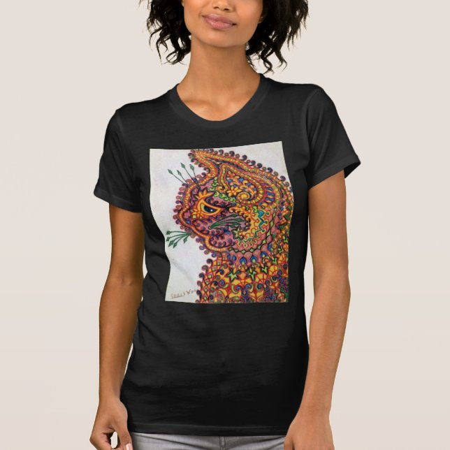 Cat, Louis Wain T-Shirt (Vorderseite)