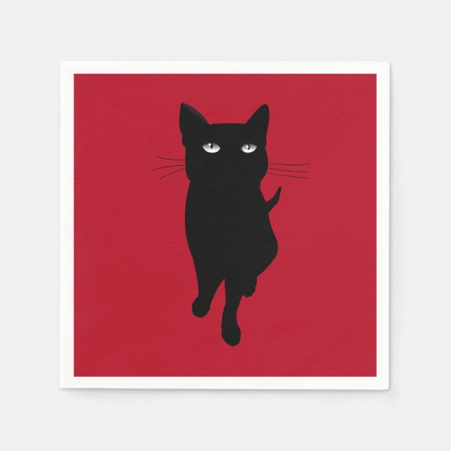 Cat Love Dinner Party Serviette (Vorderseite)