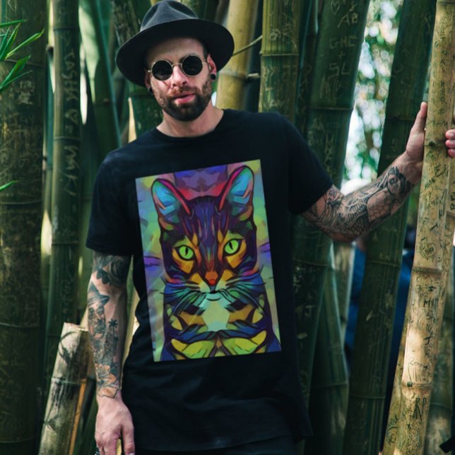 CAT LOVER ART T - SHIRT (Von Creator hochgeladen)