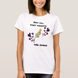 Cat Lover Best Friend Hearts Sitting Kitty Pet T-Shirt