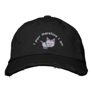 Cat Lover bestickter Hut