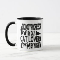 Cat Lover Biologie Professor