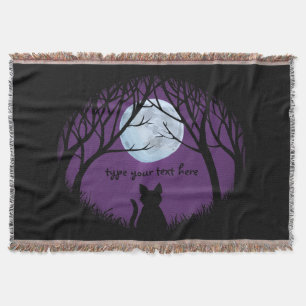 Cat Lover Blanket Le Chat Fat Cat Throw Blanket Decke