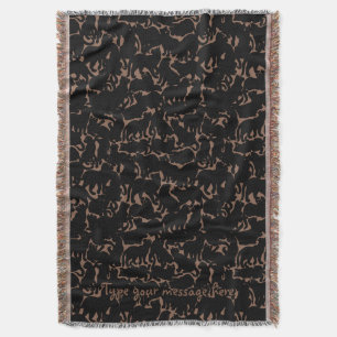 Cat Lover Blanket Le Chat Fat Cat Throw Blanket Decke