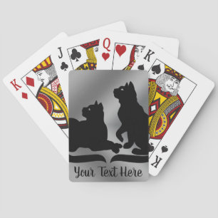 Cat Lover Cards Black Cat Spielkarten