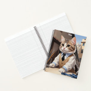 Cat Lover, Cat Architect Notizbuch