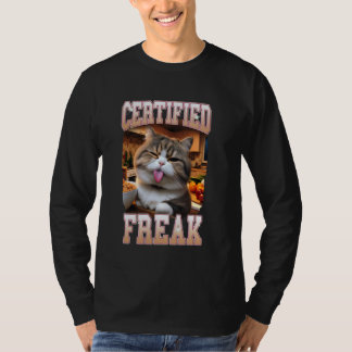 Cat Lover Cat Mama Cat Mama Cat Meme Zertifikat A T-Shirt