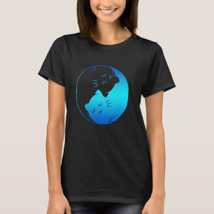 Cat Lover Chinesisches Zeichen China Lüftersymbol T-Shirt