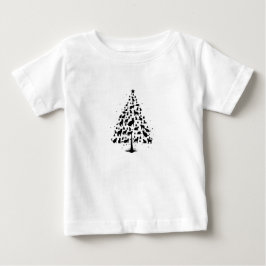 Cat Lover Christmas Tree 1 Baby T-shirt