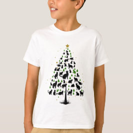 Cat Lover Christmas Tree 2 T-Shirt