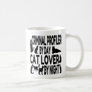 Cat Lover Criminal Profiler Kaffeetasse